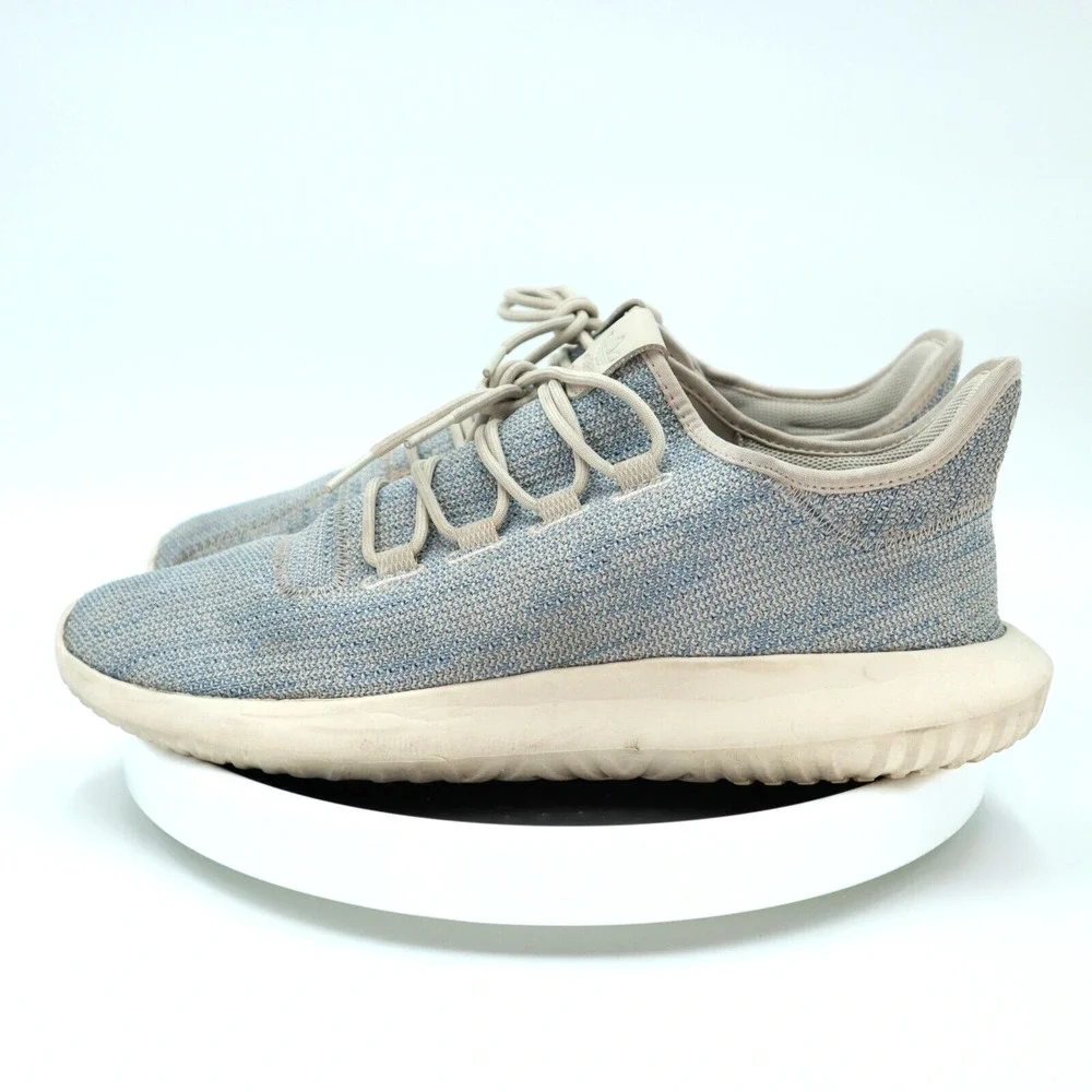 Adidas Tubular Men's Size 12 Shoes Shadow Gray Knit Gray ACC8794 Sneakers